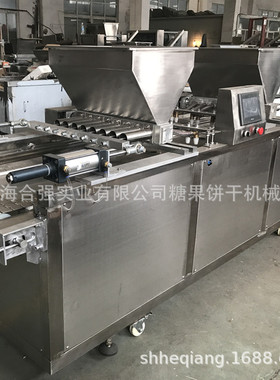 双头双色蛋糕生产线 磨宝蛋糕注糊成型机 合强蛋糕烘焙设备厂家