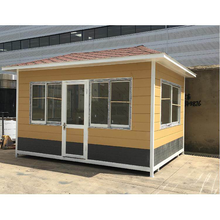福建钢结构金属雕花板岗亭门卫小区形象值班室移动保安亭厂家现货