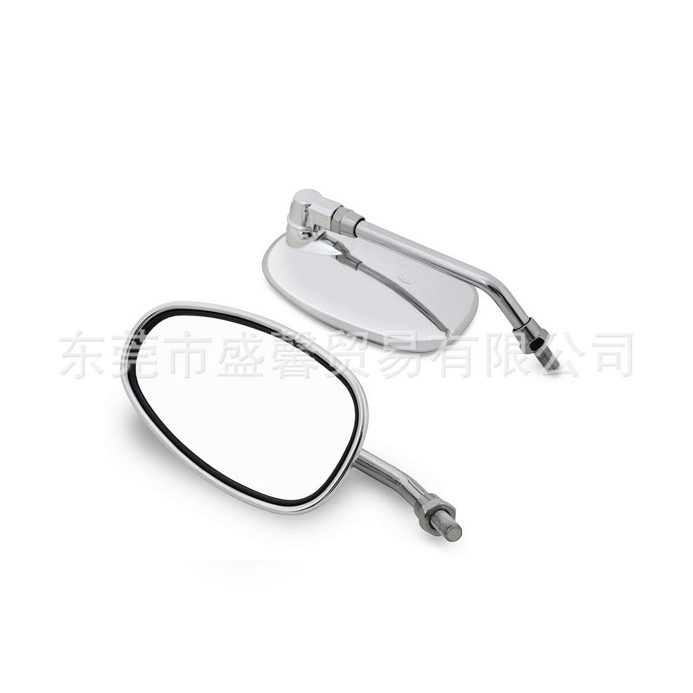 厂家直销摩托车后视镜 钻豹后视镜反光镜 XV1700A 镀铬后视镜