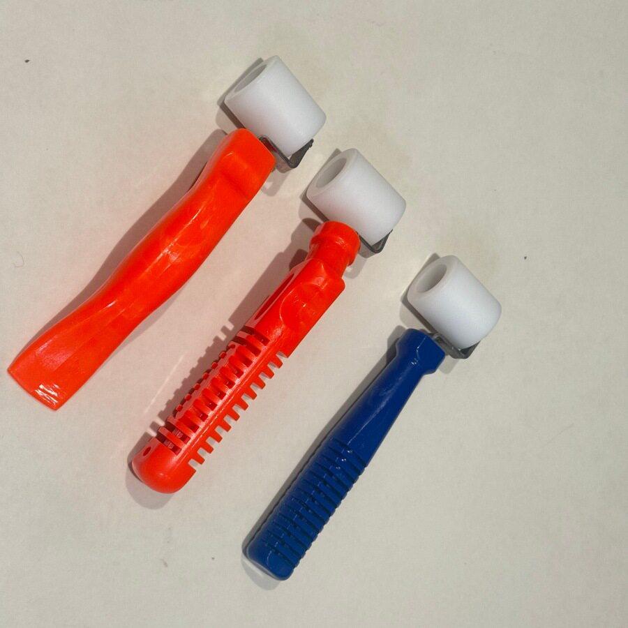 汽车隔音压轮压实工具墙纸贴膜压边皮料上胶贴合压平胶滚轮手推轮