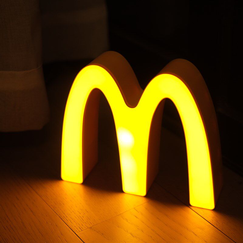 麦门麦当佬门头大M可爱小夜灯氛围温暖摆件装饰温暖伴睡灯