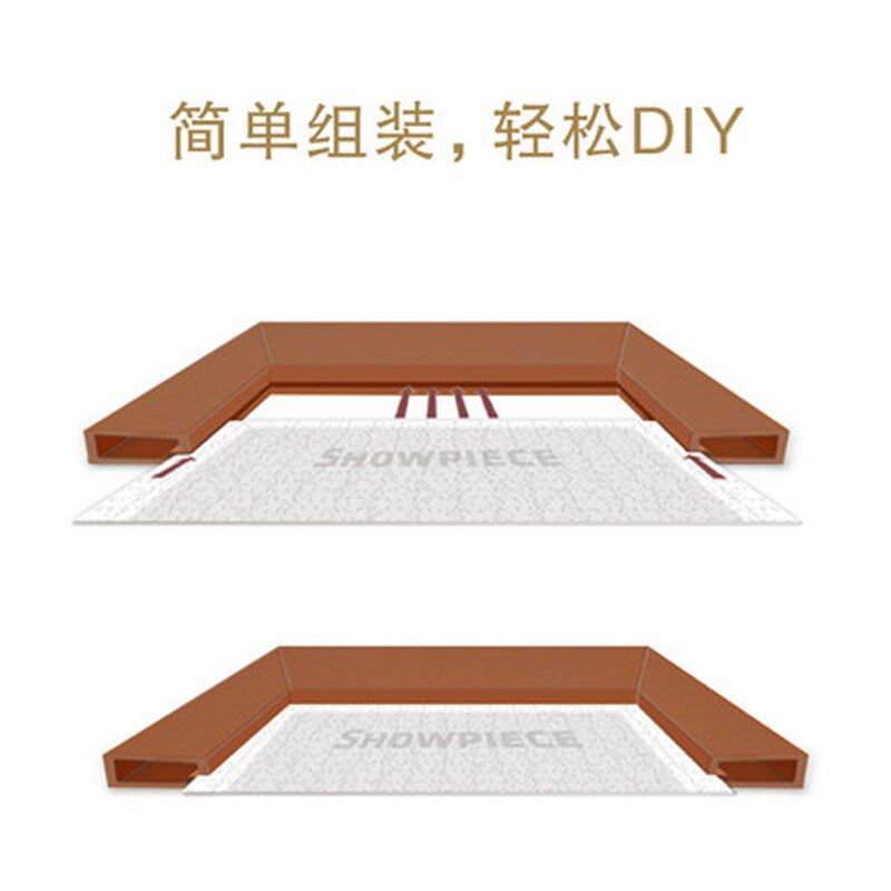 3D-JP 600片平面拼图框 三色可选 塑料材质 需组装(不含展示拼图)