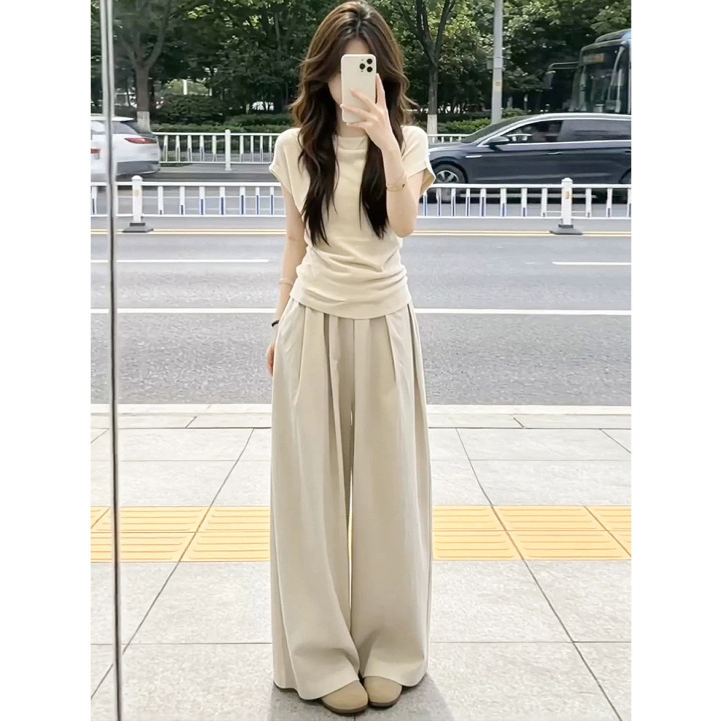 巨好看漂亮两件式套装女2026夏季超火减龄小个子穿搭一整套韩系休
