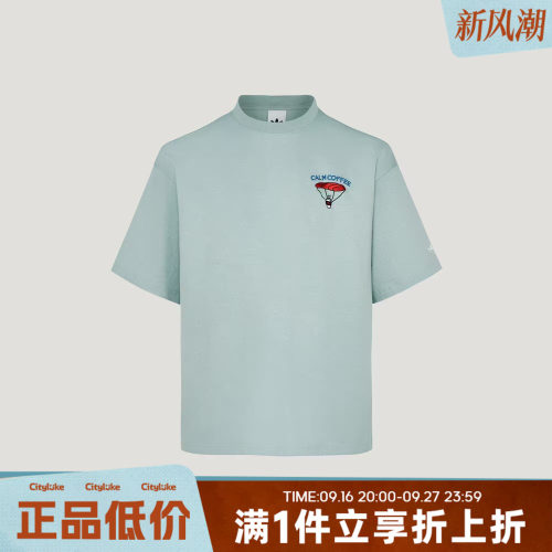 adidas阿迪达斯三叶草男子夏GFX TEE SS运动休闲短袖T恤KY5738