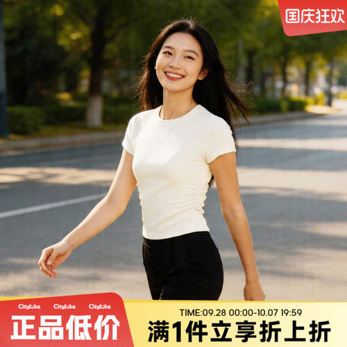 adidas阿迪达斯女子秋SFL SS TEE运动休闲短袖T恤KR7577