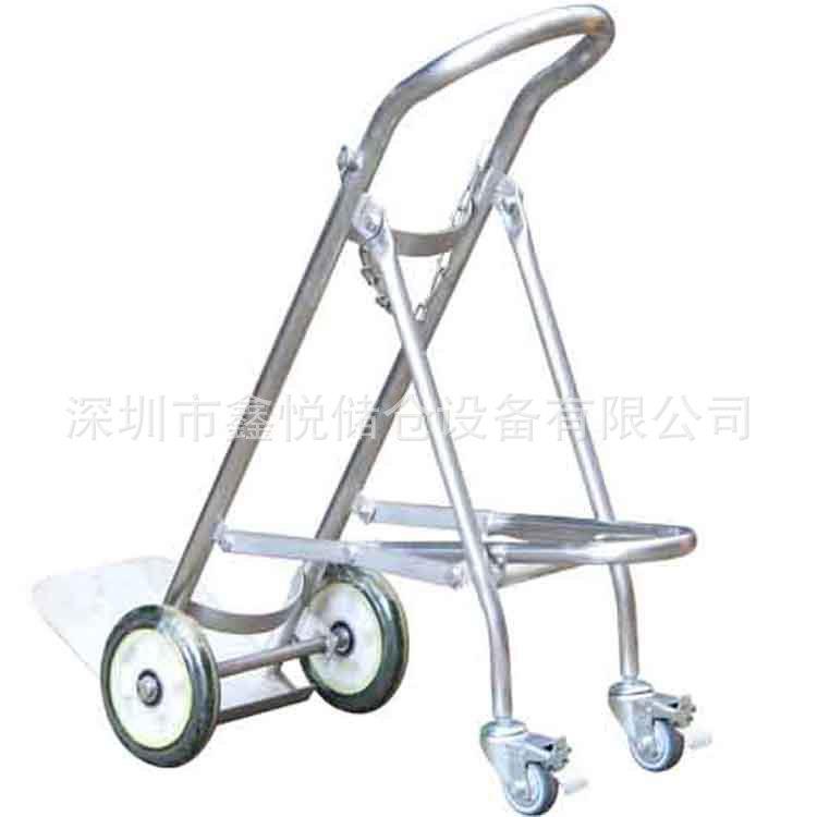 04不锈钢气搬运车/带铁链钢车/气手推车/TY120B图片
