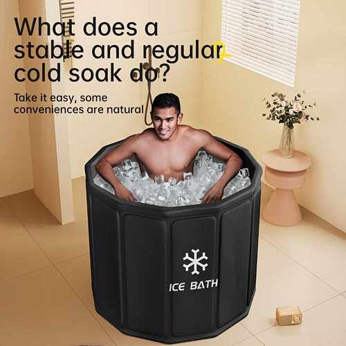 亚马逊TEMU冰浴桶免充气冰桶浴缸ice bath运动康复冰冷浴桶