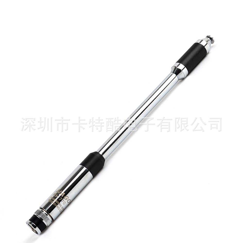 RH770天线BNC UV双段拉杆天线 IC-V8 V80 V82 V85 TK100 200天线