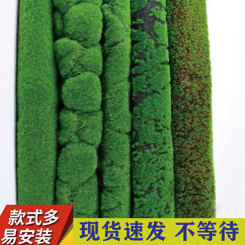 仿真绿植墙青苔藓草坪造景摄影盆景铺面用场景道具橱窗假苔藓软装