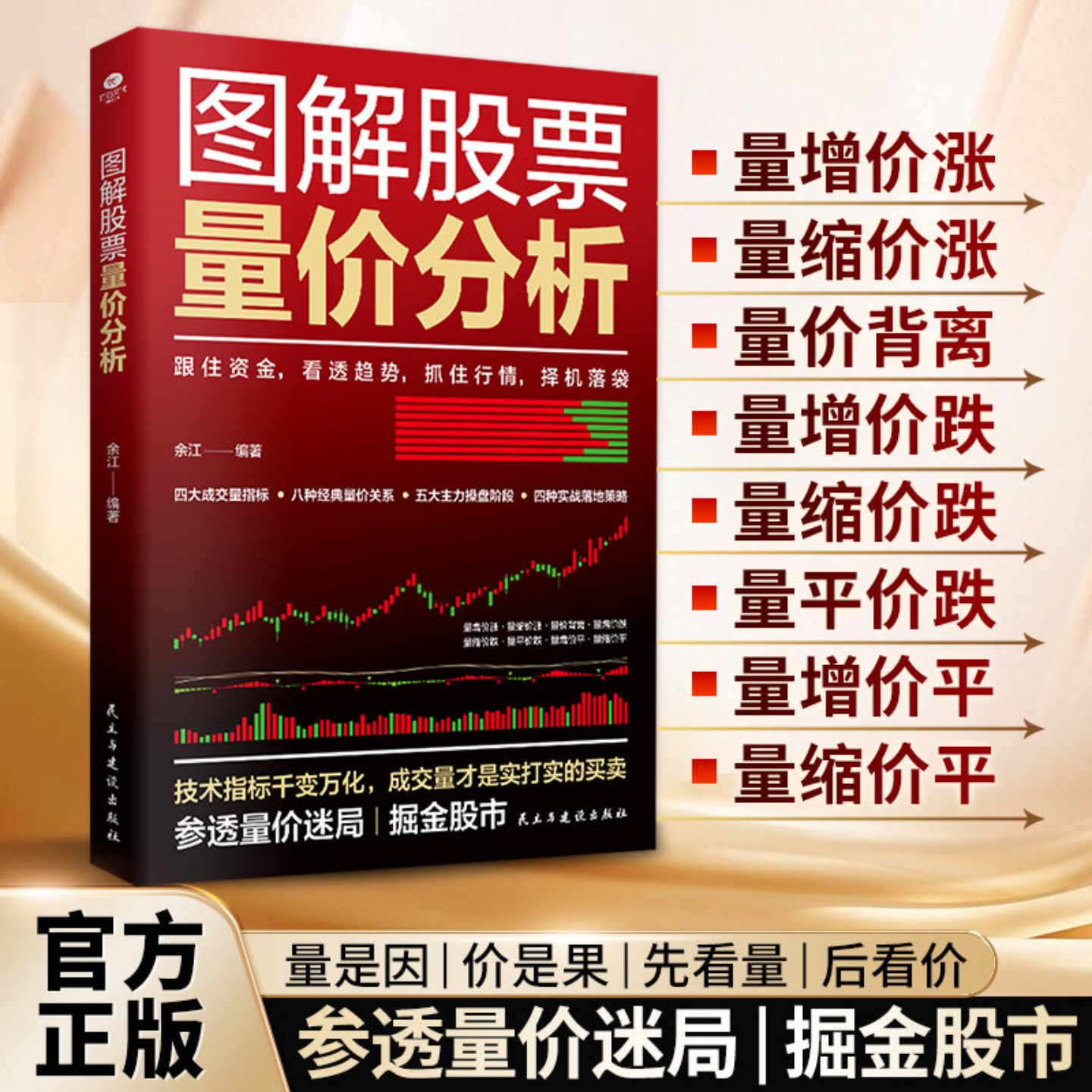 图解股票量价分析正版四大成交量指标八种经典量价关系五大主力操盘阶段实战落地策略 参透量价迷局掘金股市 炒股入门畅销书排行榜