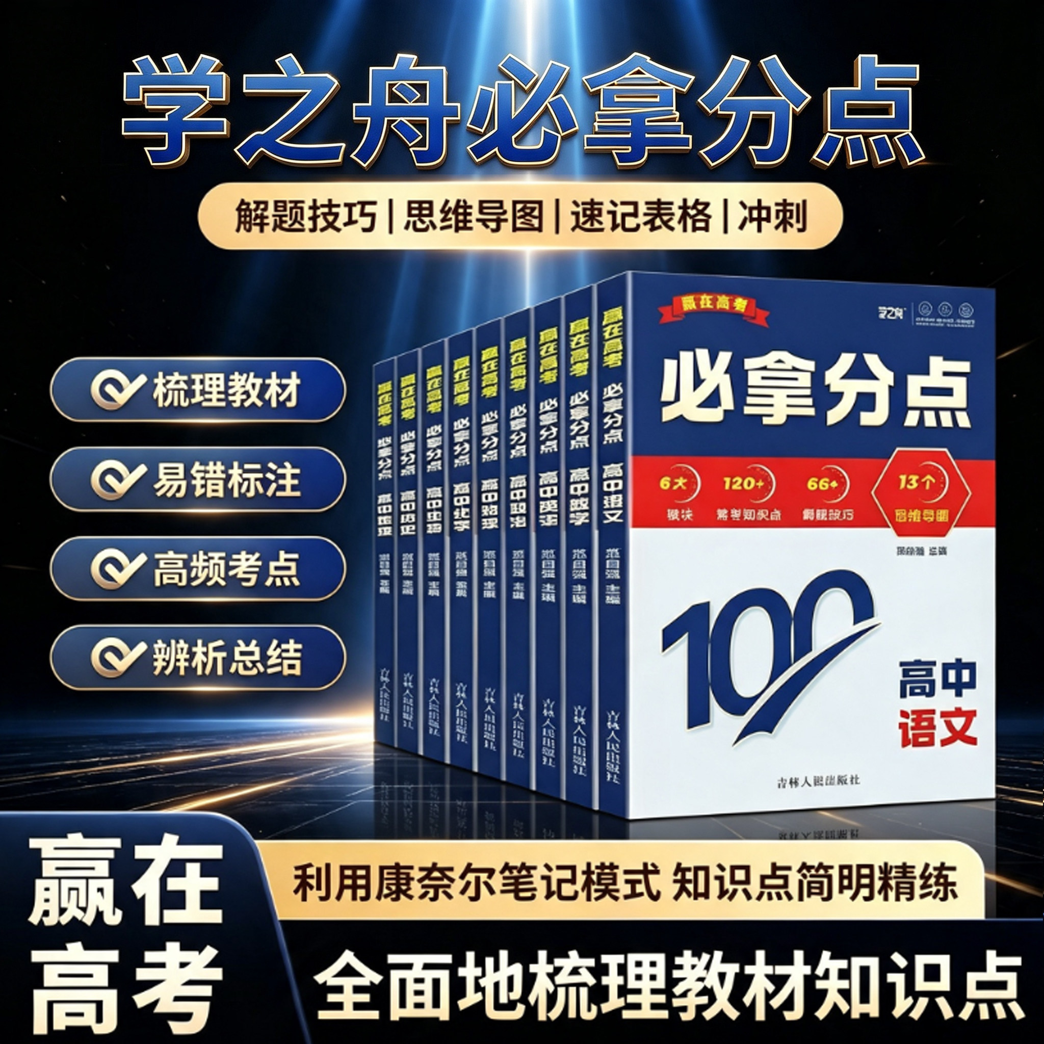 【学之舟】官方正版赢在高考.必拿分点 思维导图 解题技巧公式定理图片
