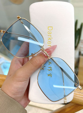 墨镜2021新复古潮男女简约遮阳