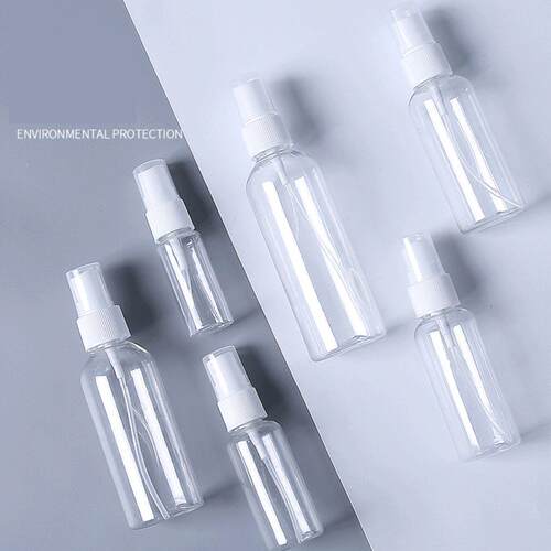厂家现货50ml0m0l10ml化透明分装6塑料QAG细喷妆雾按压式空