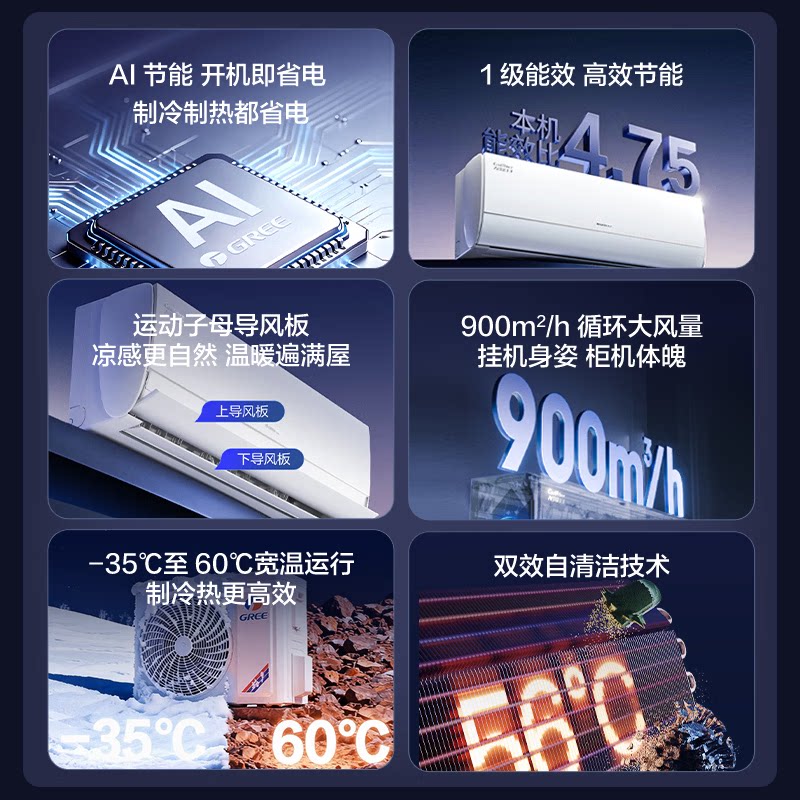 格力空调 Ai节能王子 新一级空调