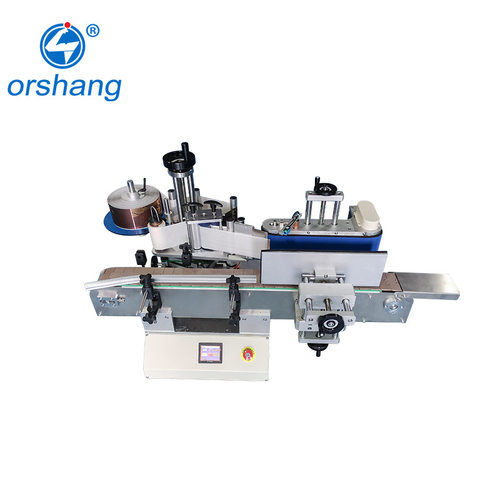 Fully automatic desktop fruit round bottle labeling machine
