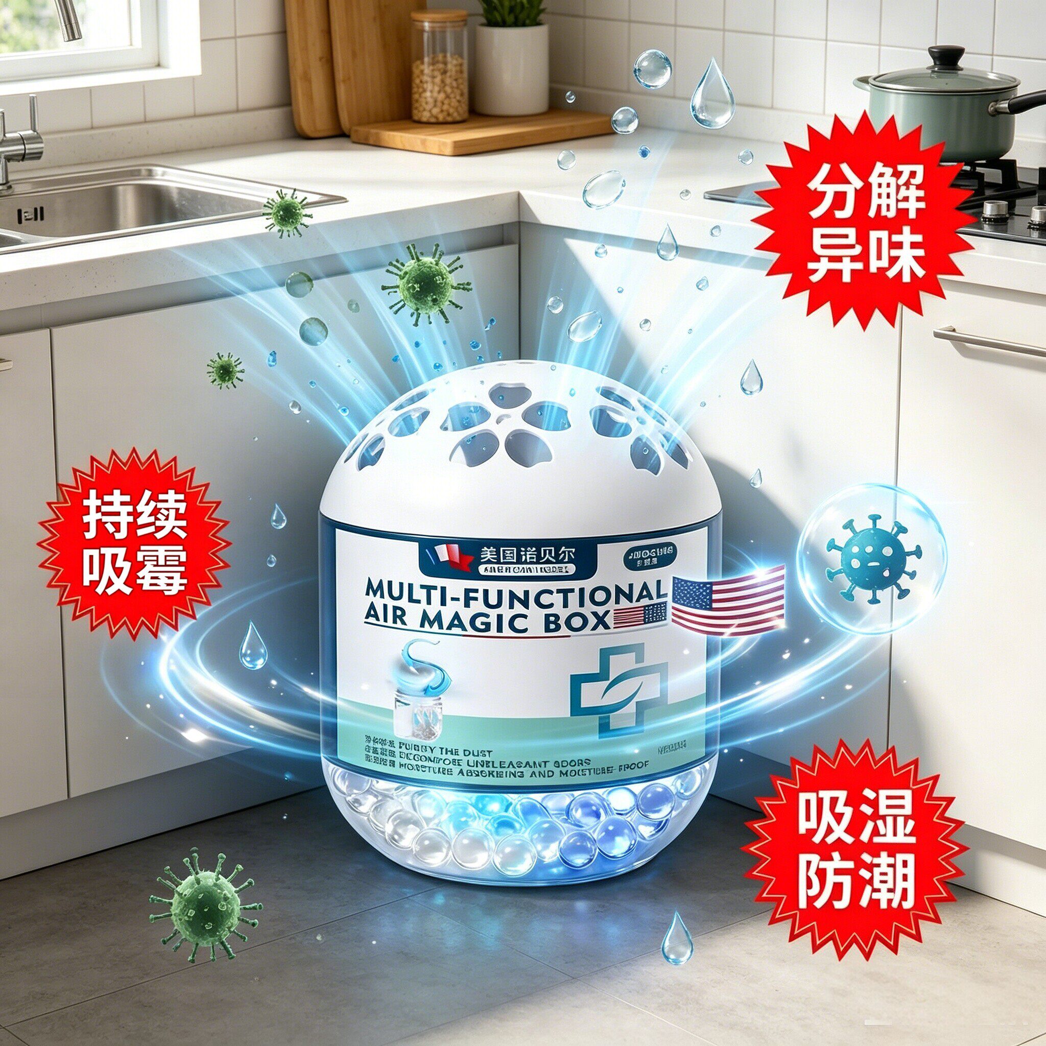 【下单立减50】多功能除霉神器一放除霉黑斑告别墙壁发霉MD4