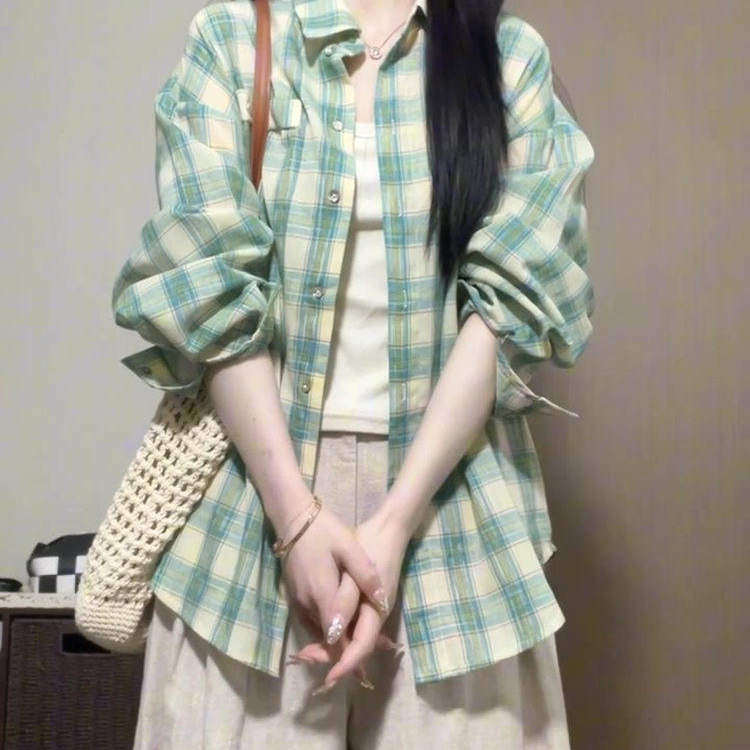 防晒衬衫女夏季外套慵懒