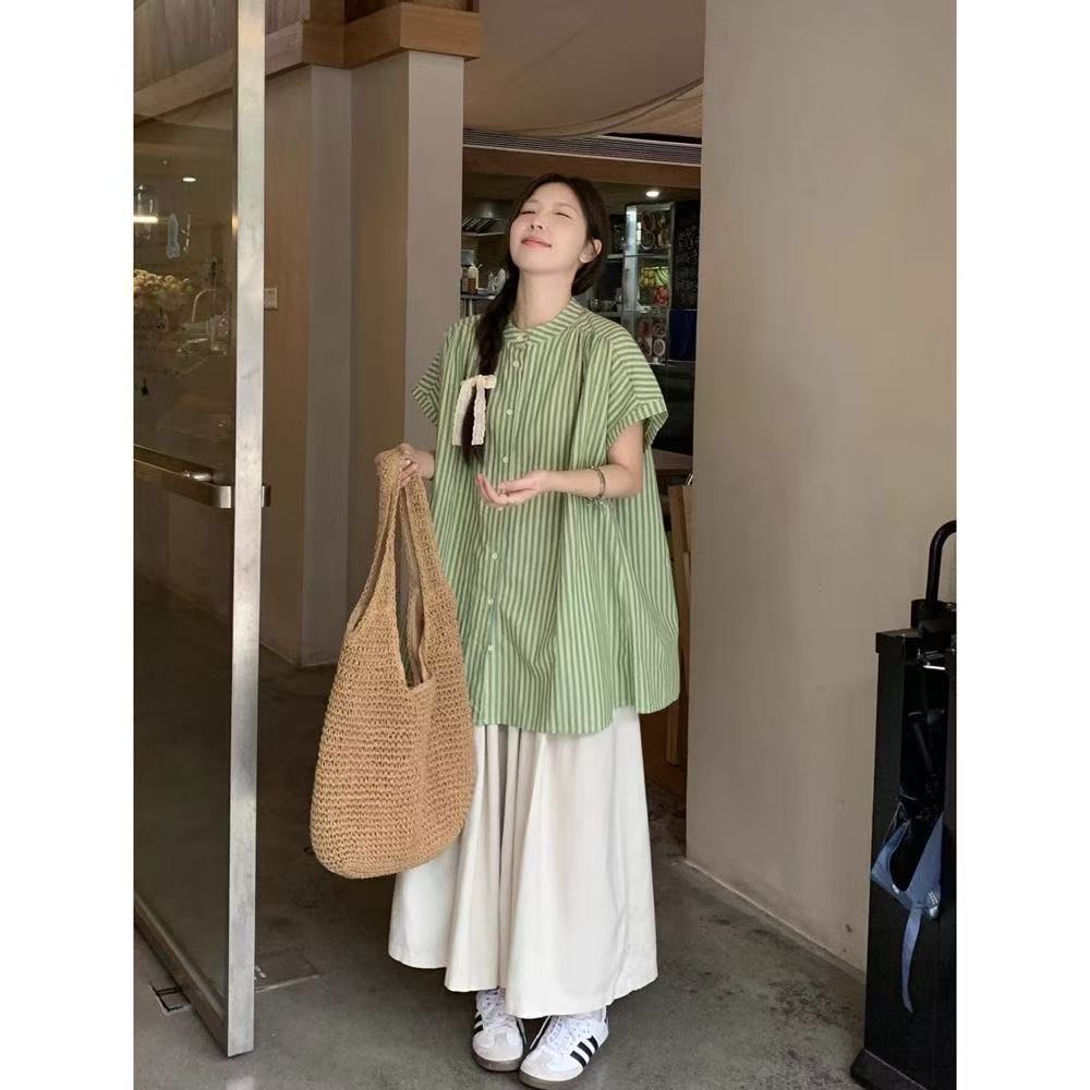 日系休闲风套装女夏季宽