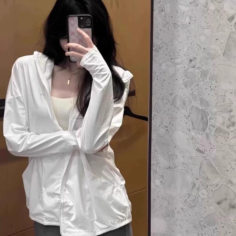 冰丝防晒衣女2025新款白图片