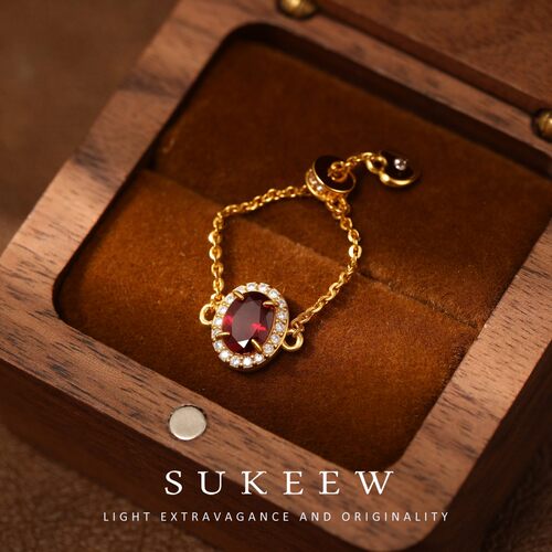 SUKEEW酥可红镶复古优雅戒指
