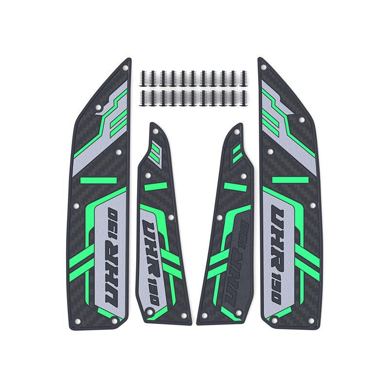 适用于豪爵UHR150专用脚垫摩托车HJ150T-28防滑防水k脚踏板垫配件图片