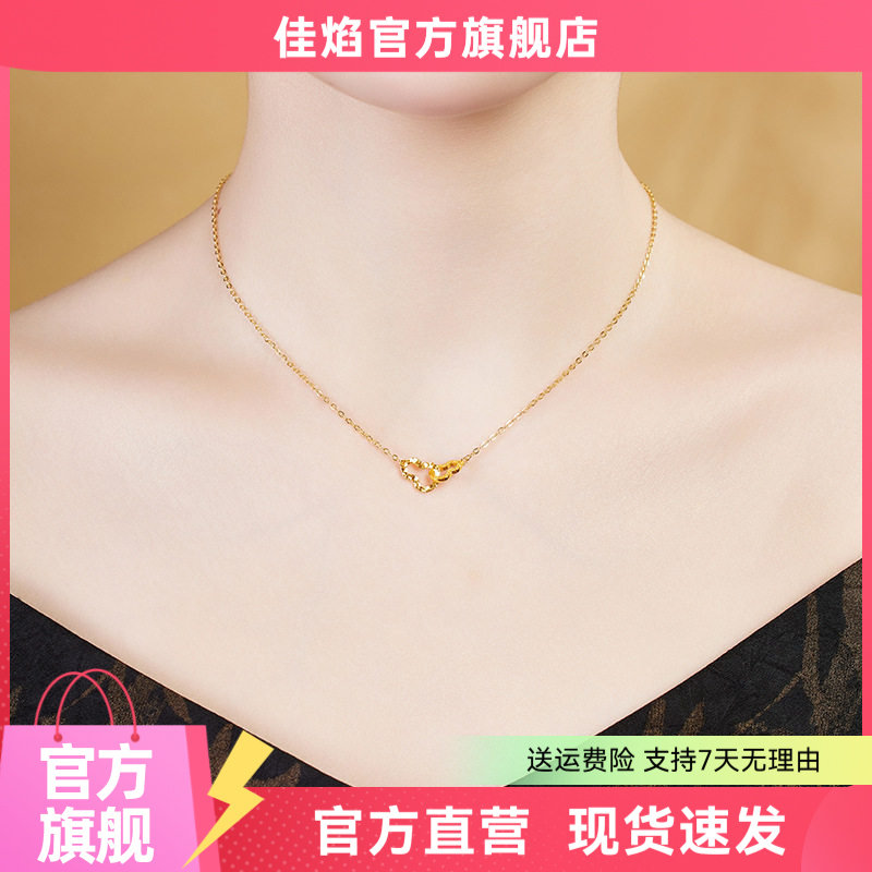 S925纯银碎冰葫芦双环锁骨链