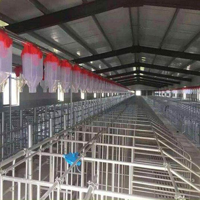 自动供料线自动化喂料设备养殖设备自动料线干湿料槽下料口