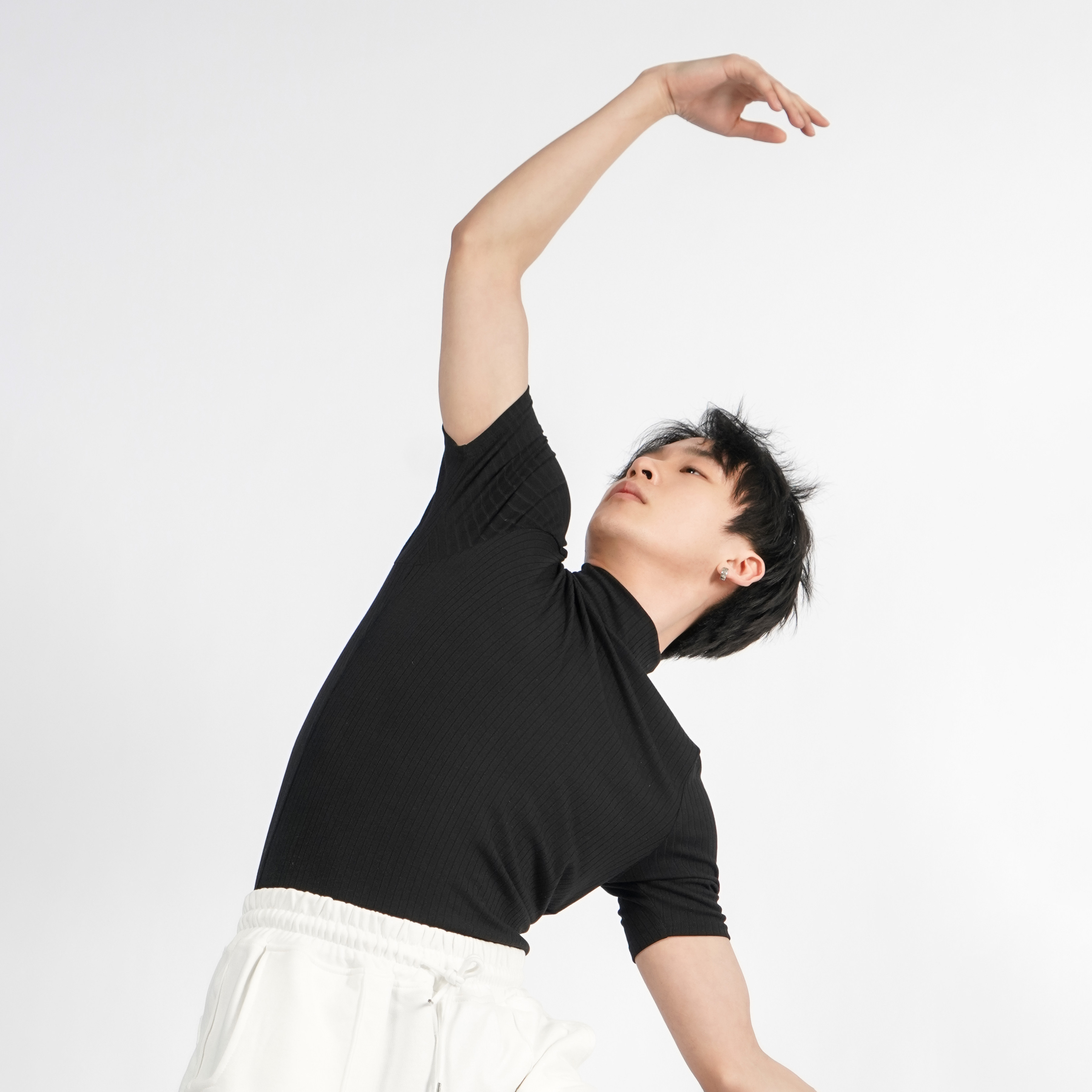 涂一TH356现代舞练功服男图片