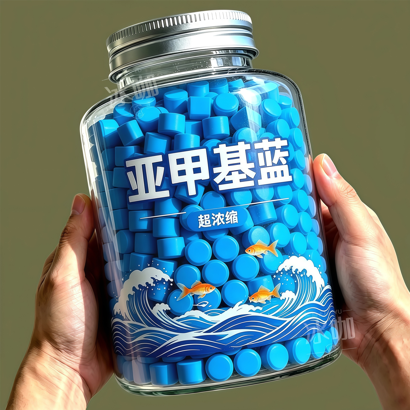 白点亚甲基蓝水族观赏鱼金鱼锦鲤