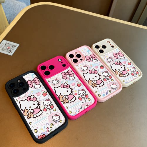 全包软边可爱Kitty苹果手机壳