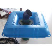 铁桶浮水泵方形虾塘浮水泵排水两用增氧泵蟹塘鱼塘增氧机加氧泵