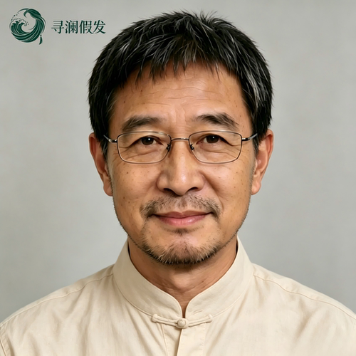 中老年男士真人发蓬松短寸假发