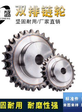 20A-2双排链轮 1.2寸17齿双排链轮 节距31.75 20A-17齿有现货