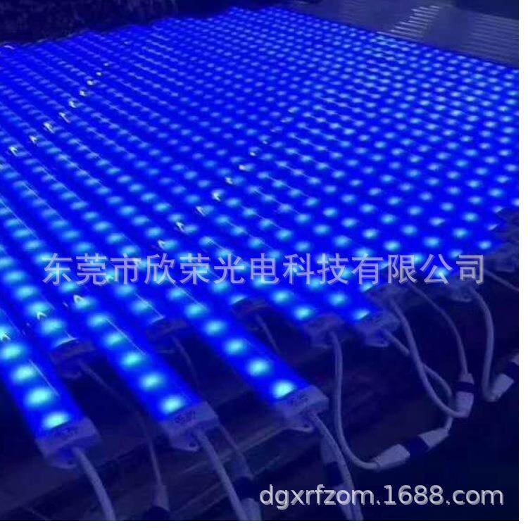 彩色线条灯管LED12v护栏灯暖白光512外墙跑马跑马灯管户外防水