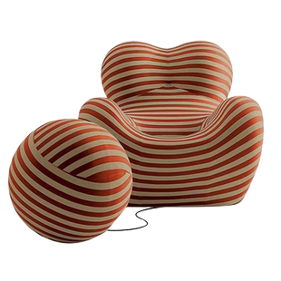 妈妈怀抱沙发小户型客厅网红阳台的布艺全拆洗椅子懒人单人休闲椅