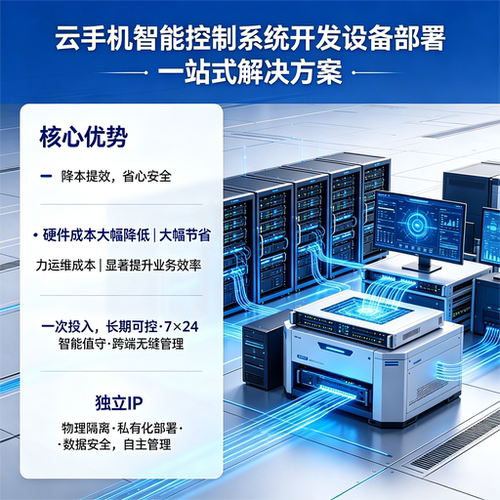 云手机私有化部署 智能管理系统开发 设备铺设服务 云手机服务器