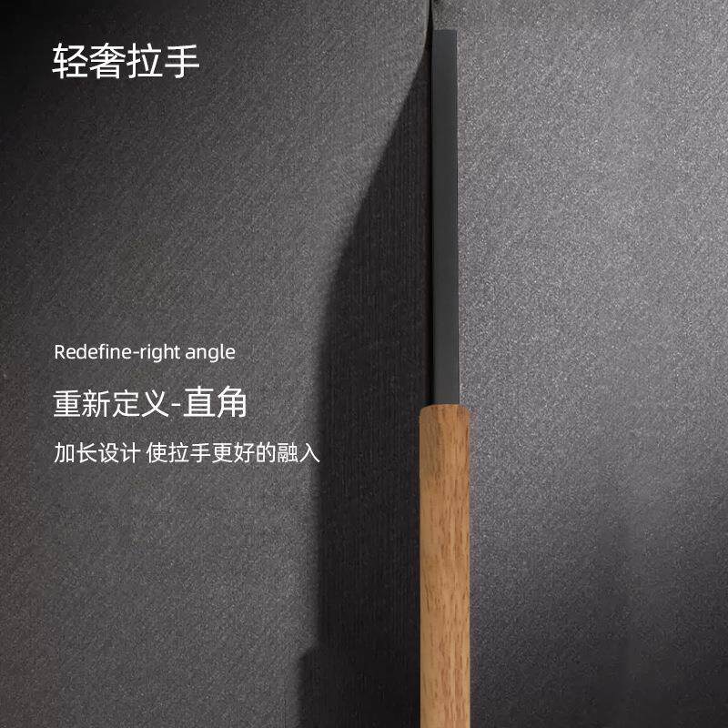 原木衣柜门长拉手床头鞋书柜厨房金色现代简约提手实木头门把手