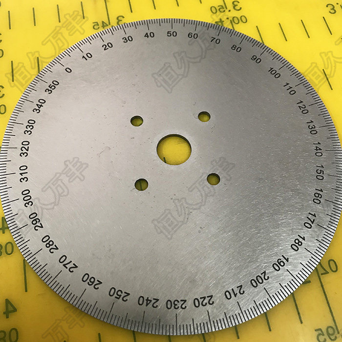 刻度盘圆形工具轴承角度盘不锈钢圆盘120x12x2 A046直销 恒久万丰