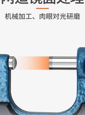 桂林桂量壁厚千分尺0-25 25-50mm单圆头腰鼓球头管材厚度测微仪器