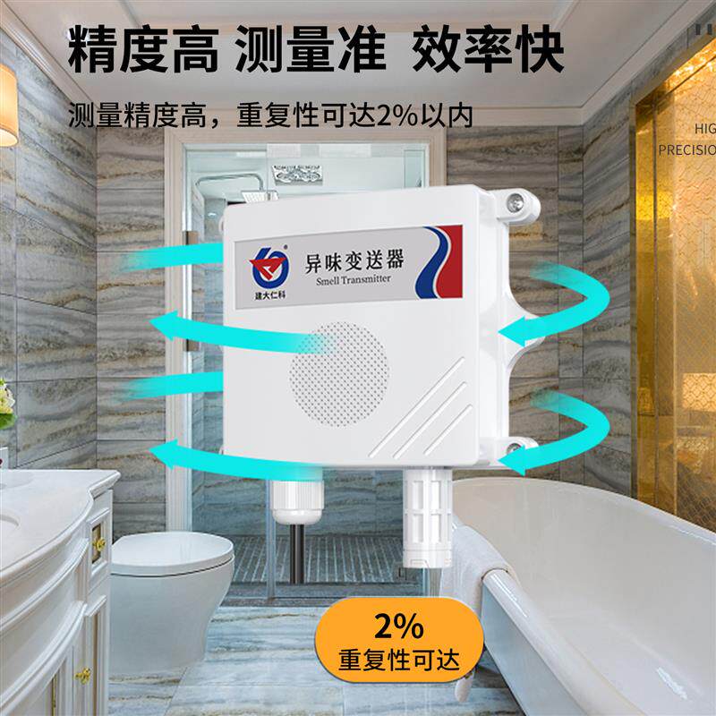 异味传感器恶臭味垃圾站公厕养殖有害气体臭气硫化氢氨气检测仪