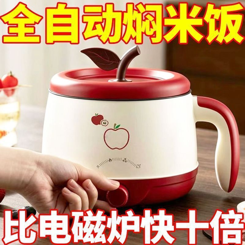 德国电煮锅寝室锅宿舍小电锅电热锅出租屋煎鱼蛋炒饭小火锅多功能