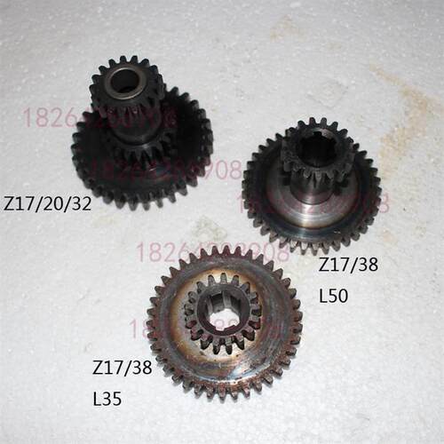 滕州ZX6350x5036x6036X6332X5360K铣床走刀器三联双联齿Z17/38齿