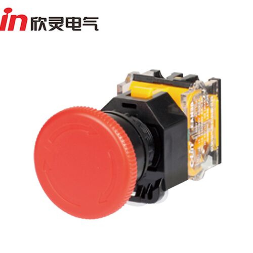 正品欣灵牌蘑菇头紧急开关 LAN38-22D-11Z(LA38-11ZS) 急停按钮
