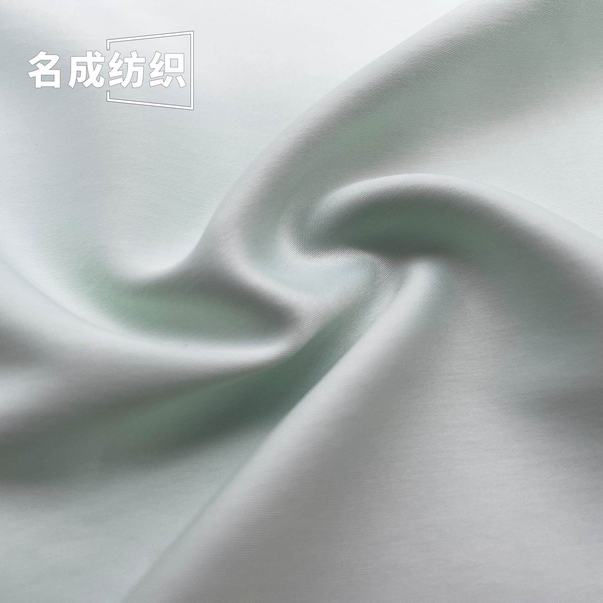 加厚仿真丝高弹缎弹力缎色丁面料F0812女装旗袍家居服衬衫布