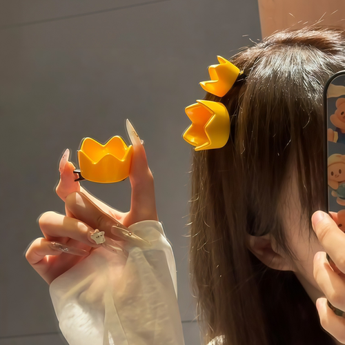 可爱cosplay小皇冠鸭嘴夹发卡