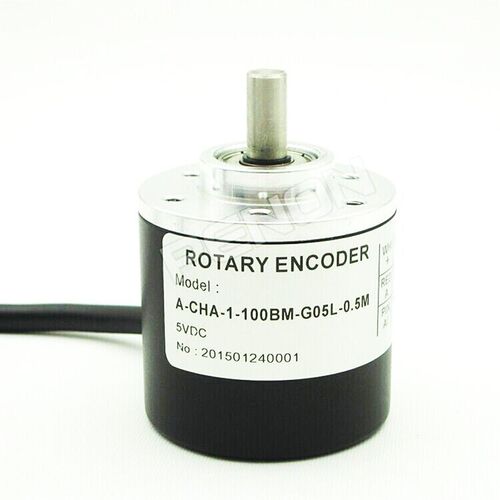 全新A-CHA-50BM-G24E旋转编码器量式实心轴6mm脉冲500外径38mm