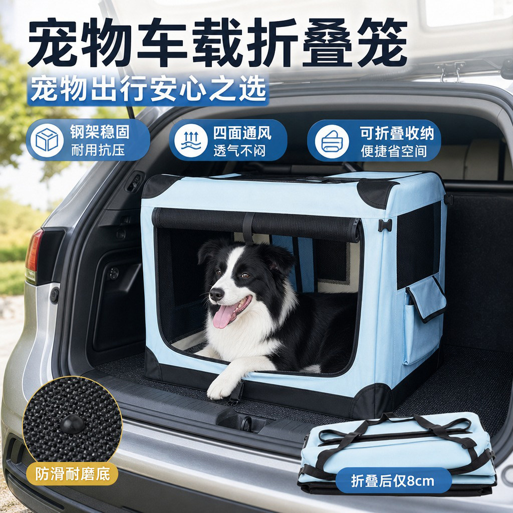 车载宠物安全座椅可折叠