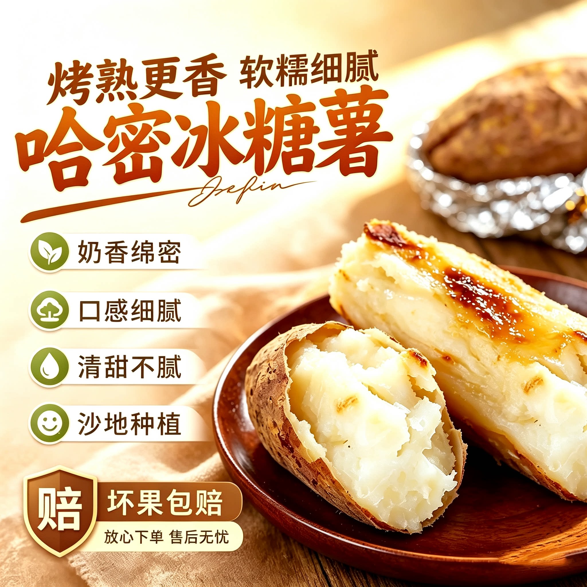 薯世佳山东哈密冰糖薯白心蜜薯