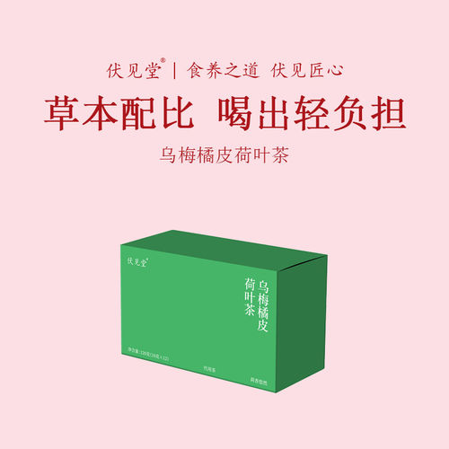 伏见堂乌梅橘皮荷叶袋泡茶