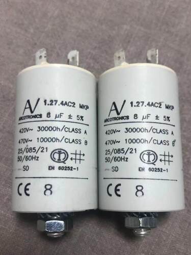 电容AV 8uF 1.27.4AC2 MKP420V 470V变频器电容薄膜 启动电容